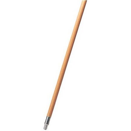 RUBBERMAID Broom Handle Hdwd Mtl Tip 60In FG636400LAC